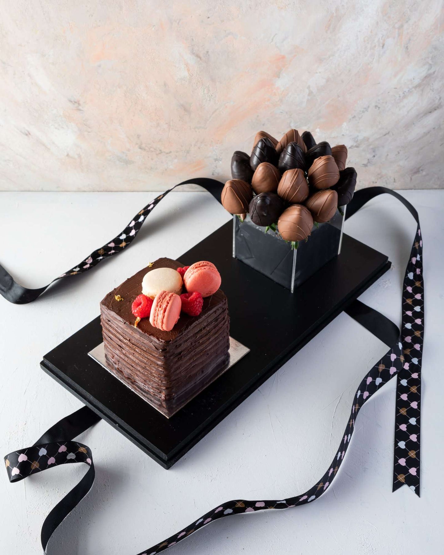 Cake and Berries Arrangement by NJD