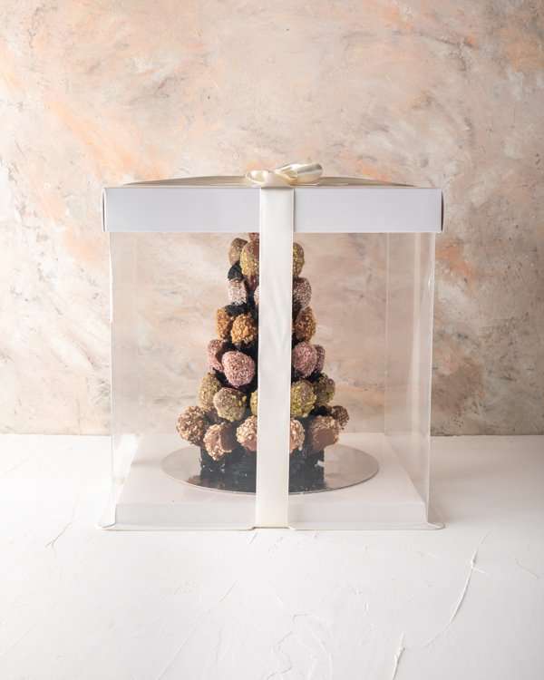 Chocolate Dates Tower Gift Arrangement