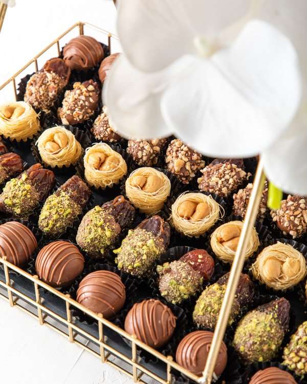 Luxury Dates & Truffles Floral Gift Arrangement