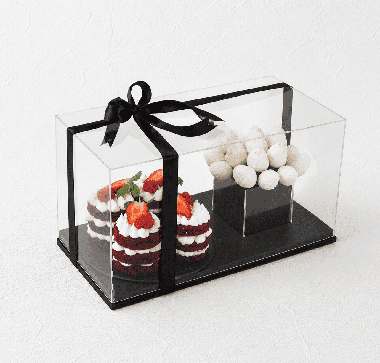 Mini Cakes and Berries Arrangement by NJD