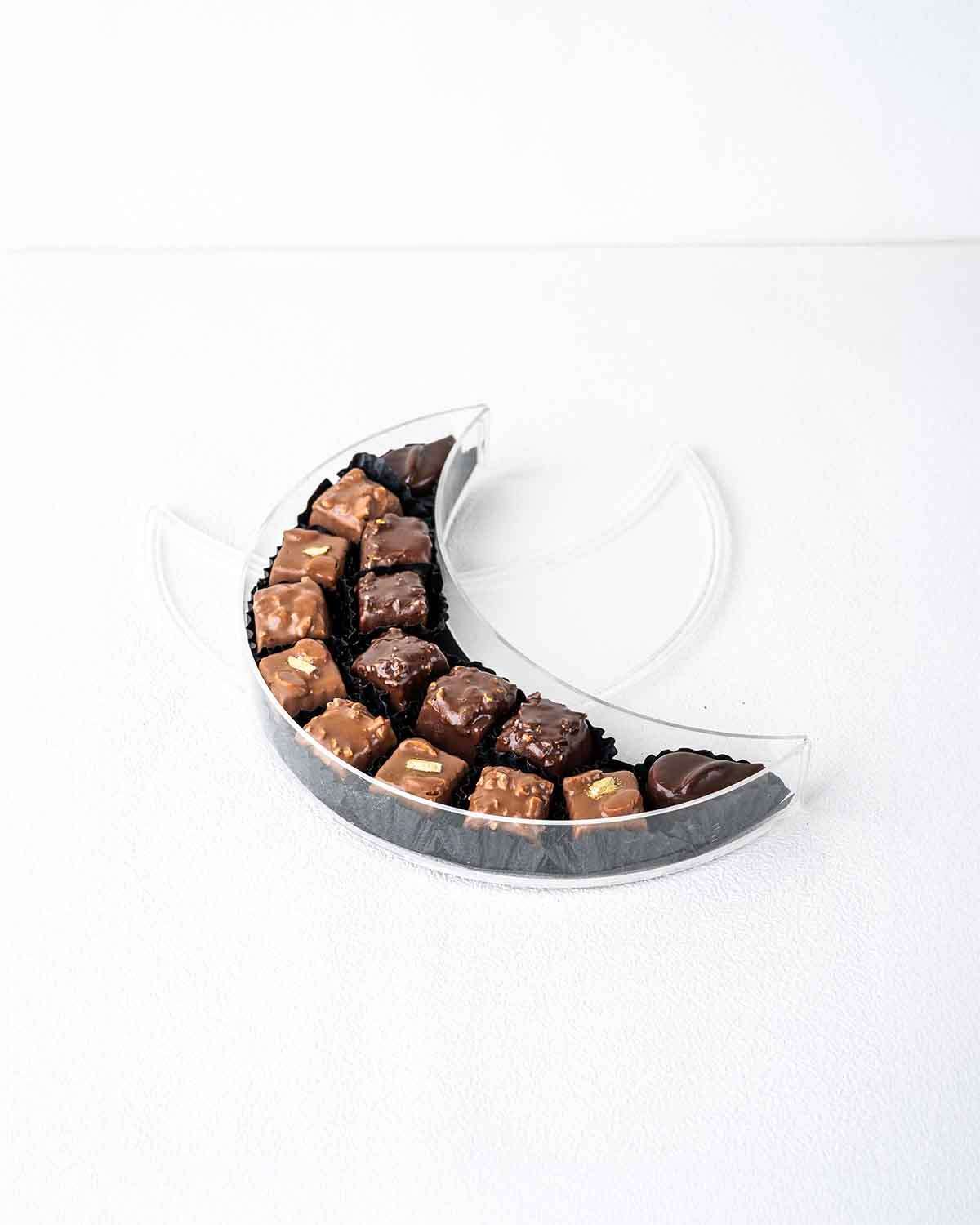 15 Milk and Dark Chocolate Crescent by Cravings Café