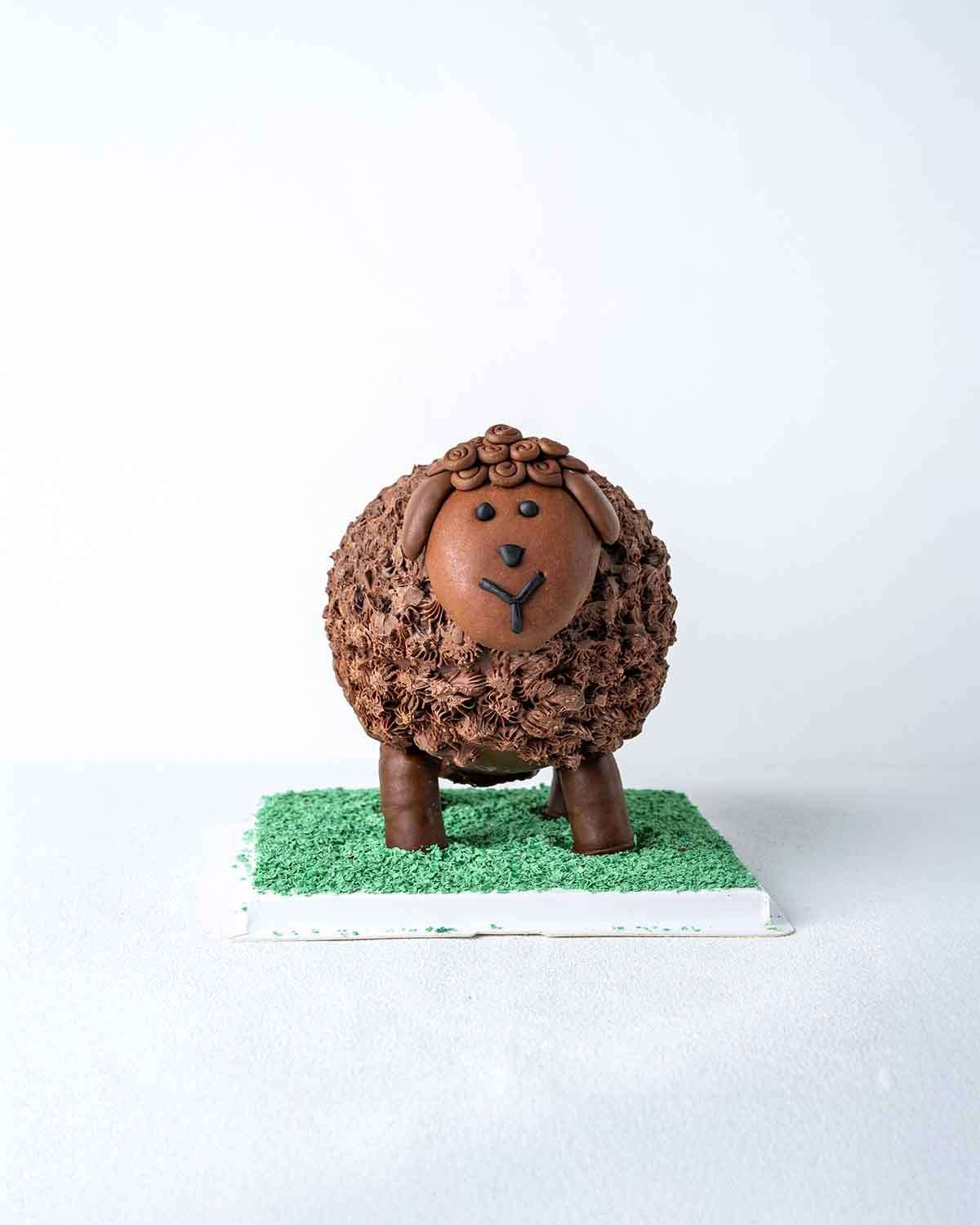 3D Milk Chocolate Sheep by Cravings Café