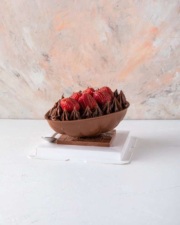 Gourmet Easter Egg with Berries