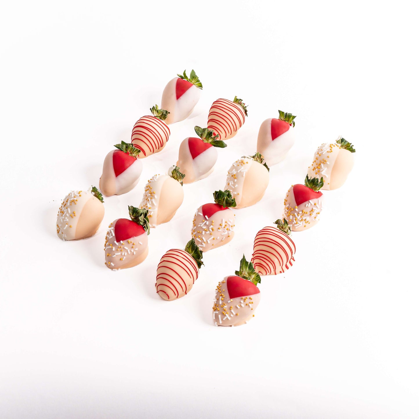 Valentine Chocolate Strawberries 16pcs Gift Box by NJD