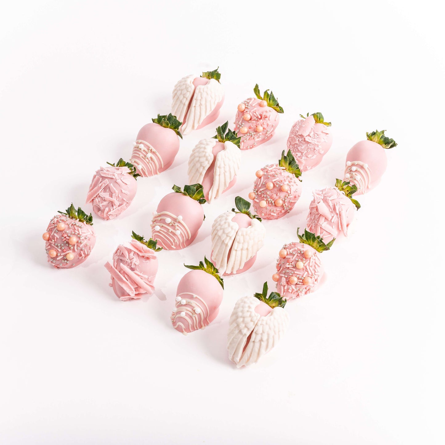 Angel Wings Strawberry Chocolates 16pcs Gift Box by NJD