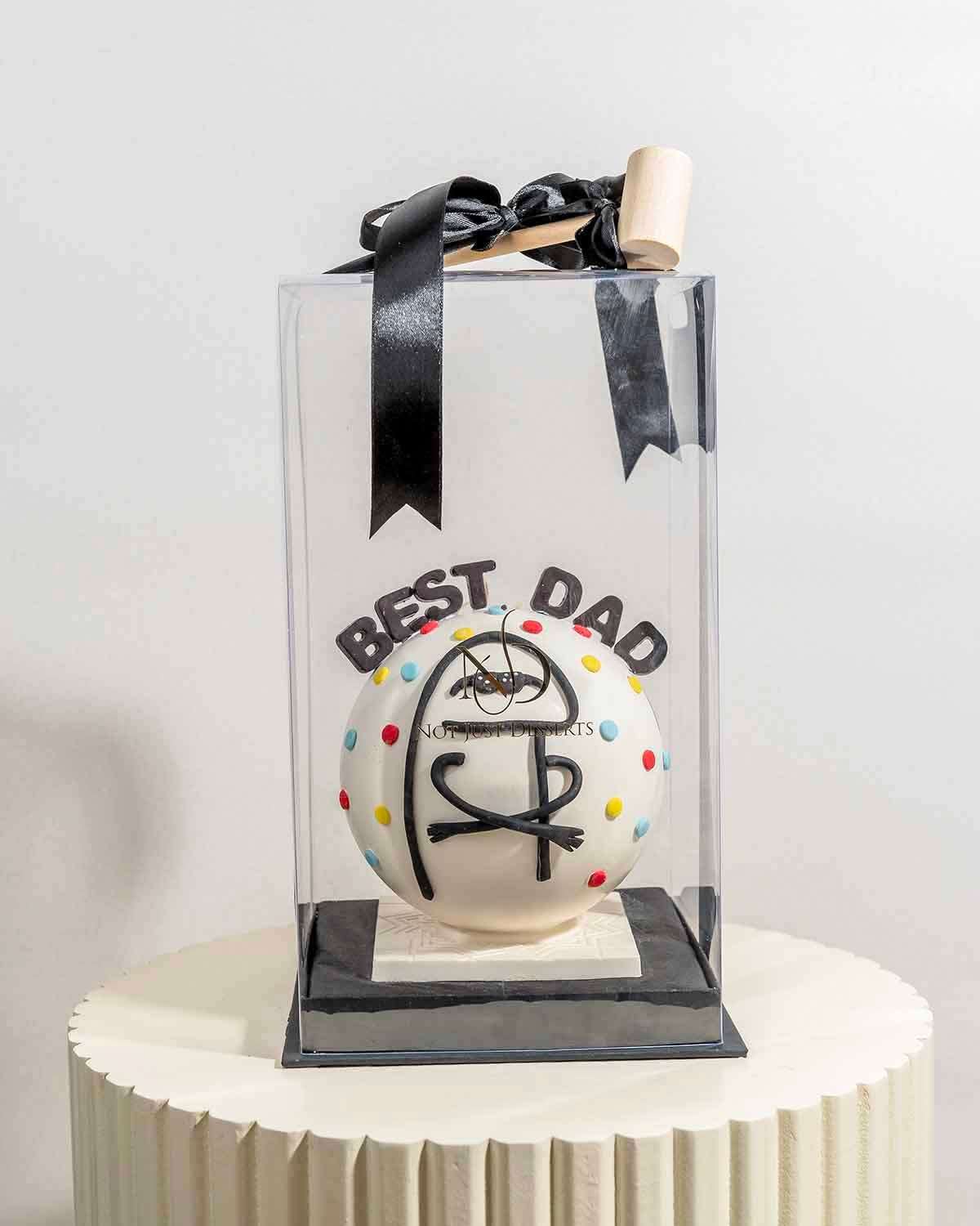 Best Dad Smashable Chocolate Gift by NJD