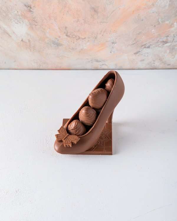 Edible Chocolate Shoe with Berries by NJD