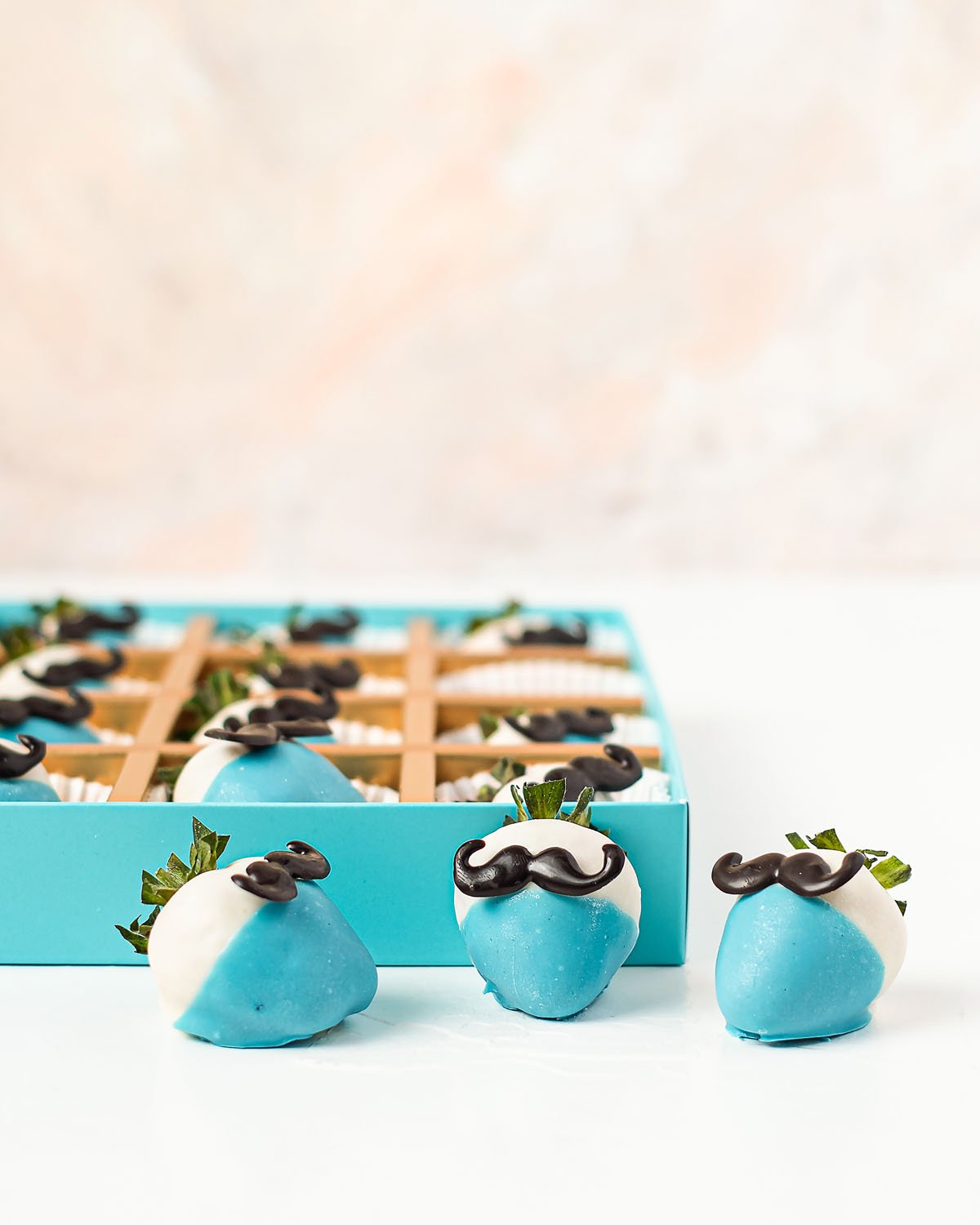 Moustache Chocolate Strawberries Father's Day by NJD