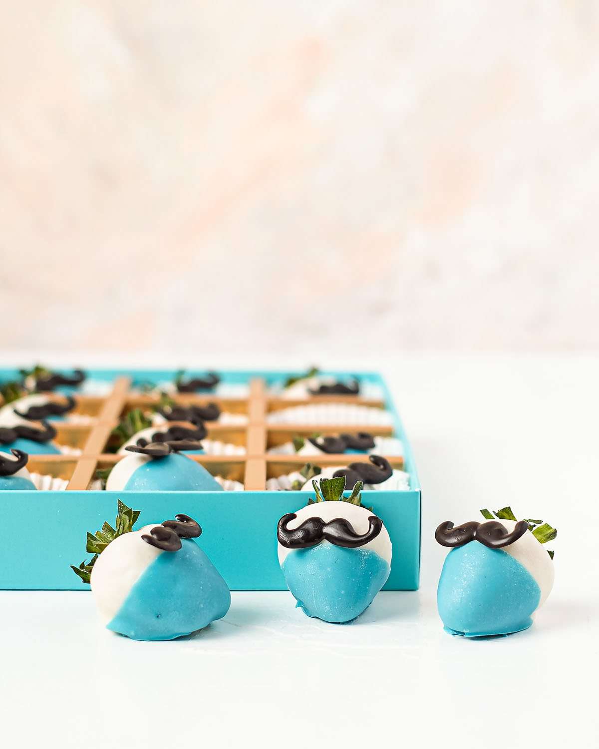 Moustache Chocolate Strawberries Father's Day by NJD