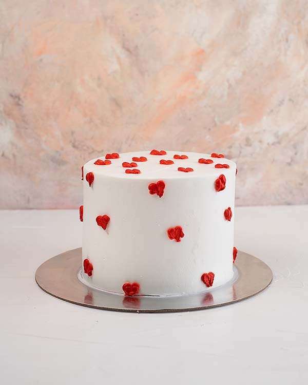 White Cakes with Hearts by NJD