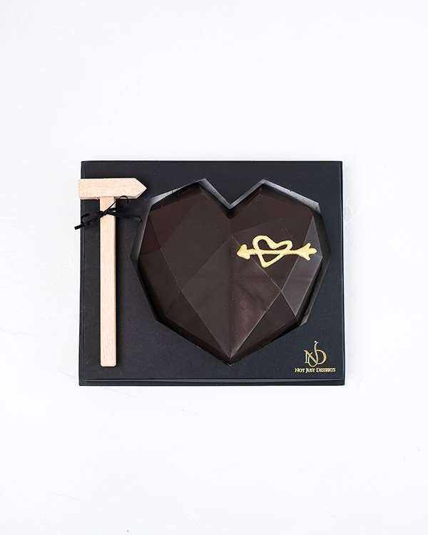 Dark Chocolate Smash Heart by NJD