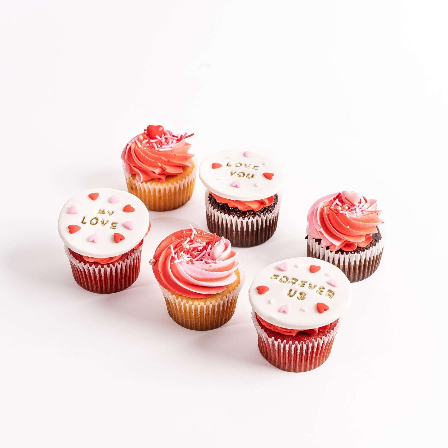 Love Celebration Cupcakes 6pc Gift