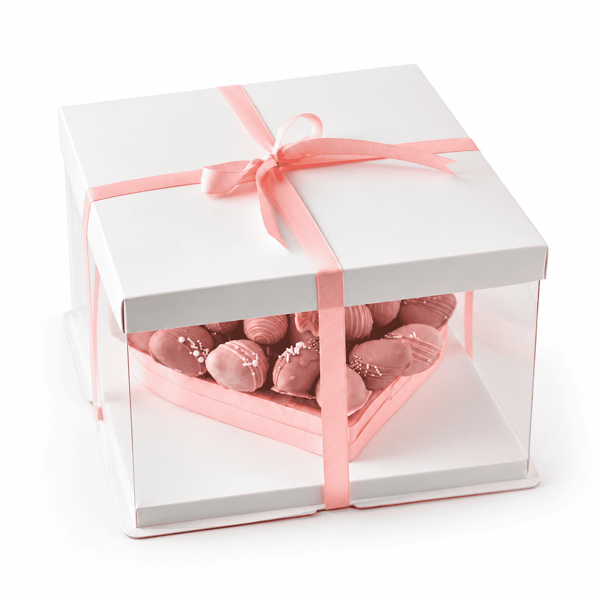 Pink and Purple Chocolate Strawberries Arrangement by NJD