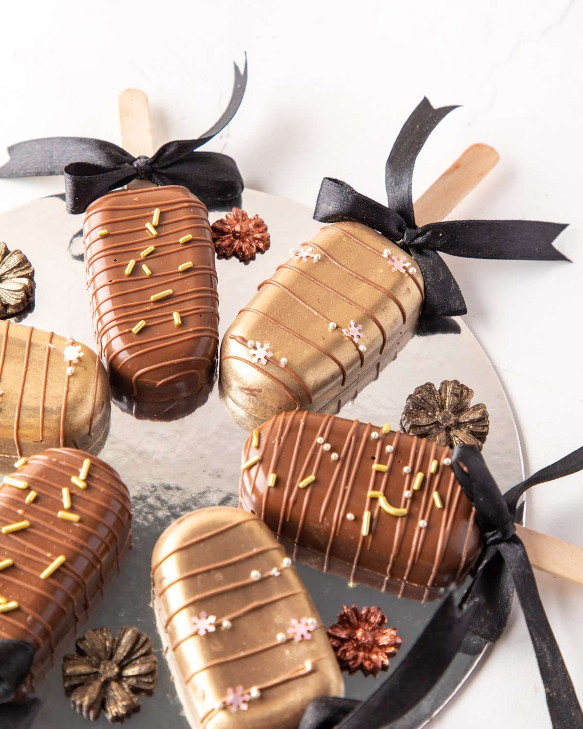 Milk Chocolate Cakesicles by NJD