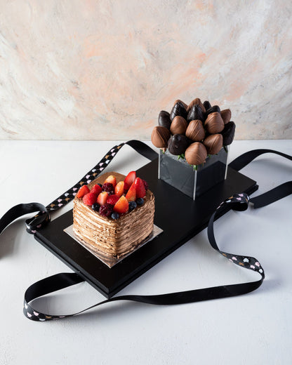 Cake and Berries Arrangement by NJD