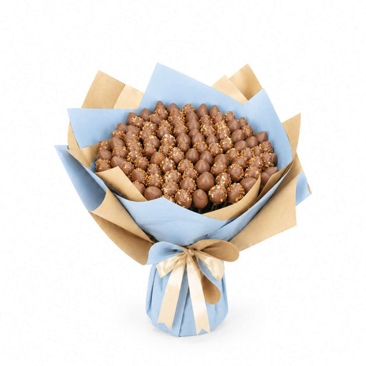 Grand Speculoos & Almond Chocolate Strawberry Bouquet – 100 Pieces