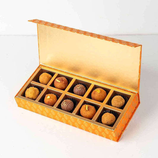 10 Ladoo's and Truffles Gift box