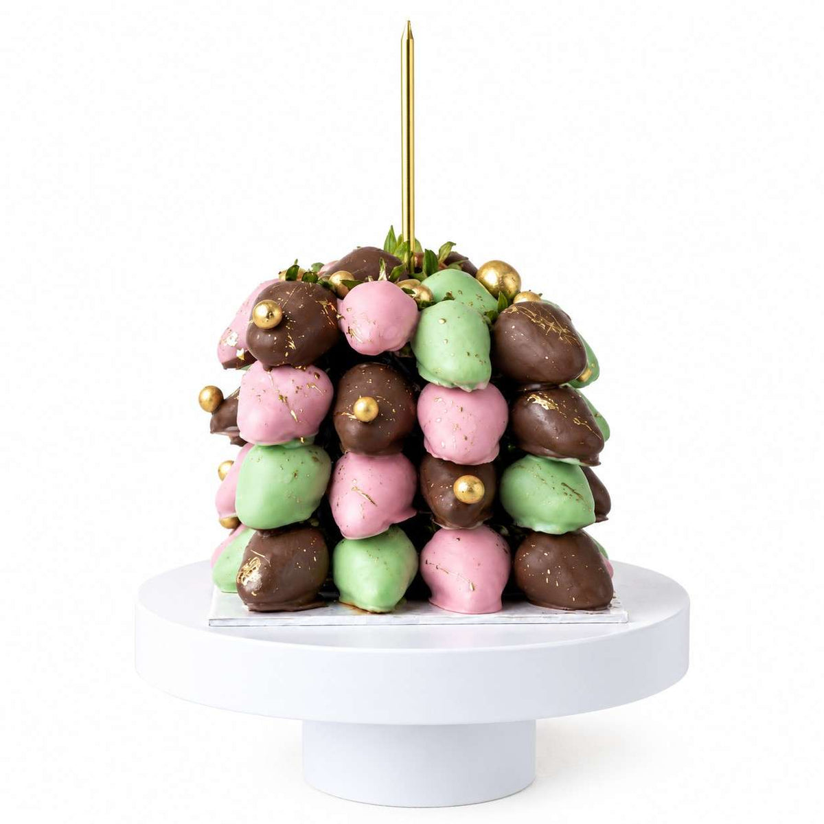 64 Chocolate Strawberries Cube by Cravings Cafe
