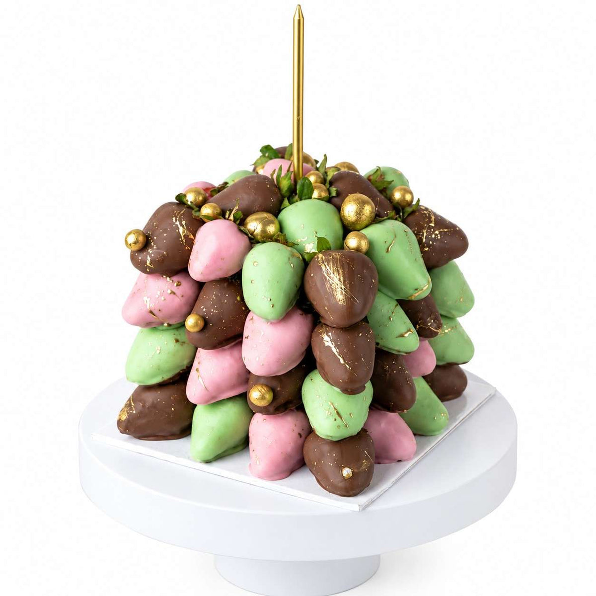 64 Chocolate Strawberries Cube by Cravings Cafe