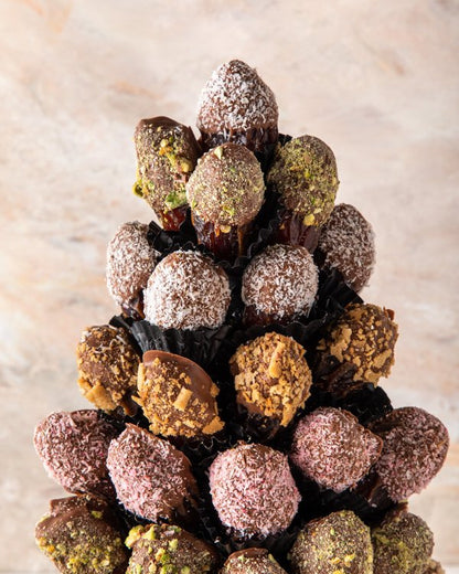 Chocolate Dates Tower Gift Arrangement