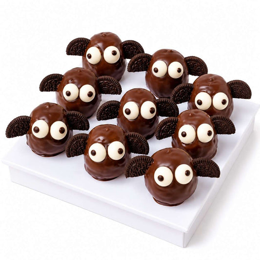 Chocolate Bat Cake Pops by NJD