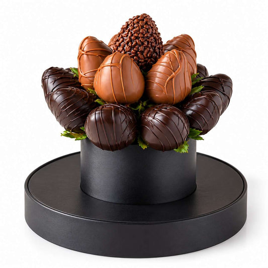 Chocolate Berry Arrangement by NJD