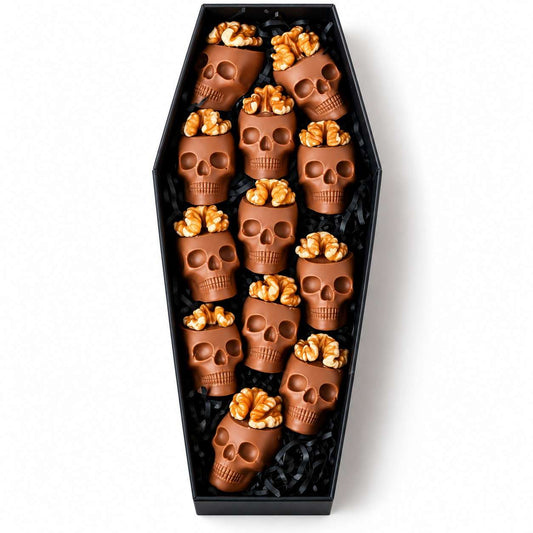 Chocolate Skulls Gone Nuts by NJD