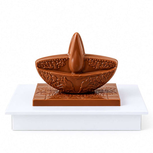 Chocolate Edible Diya by NJD