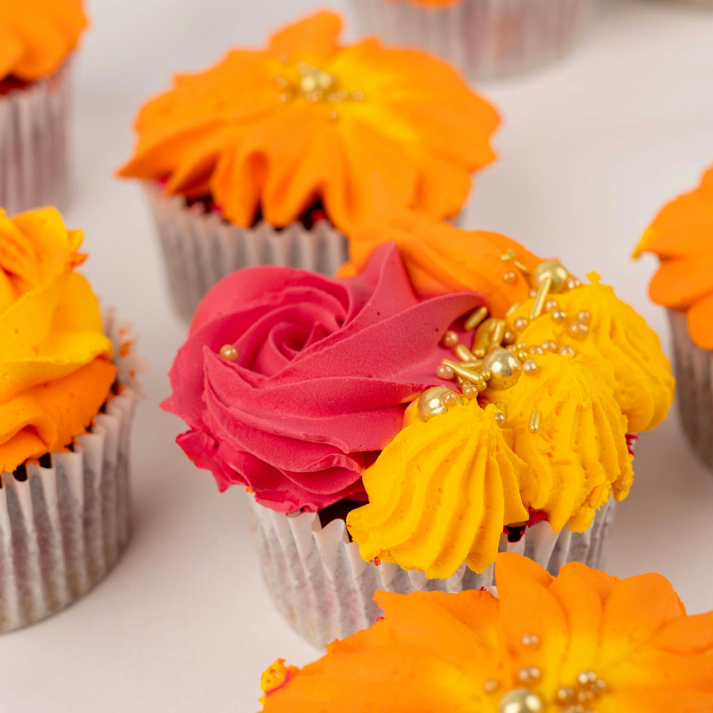 Diwali Vibrance Cupcakes