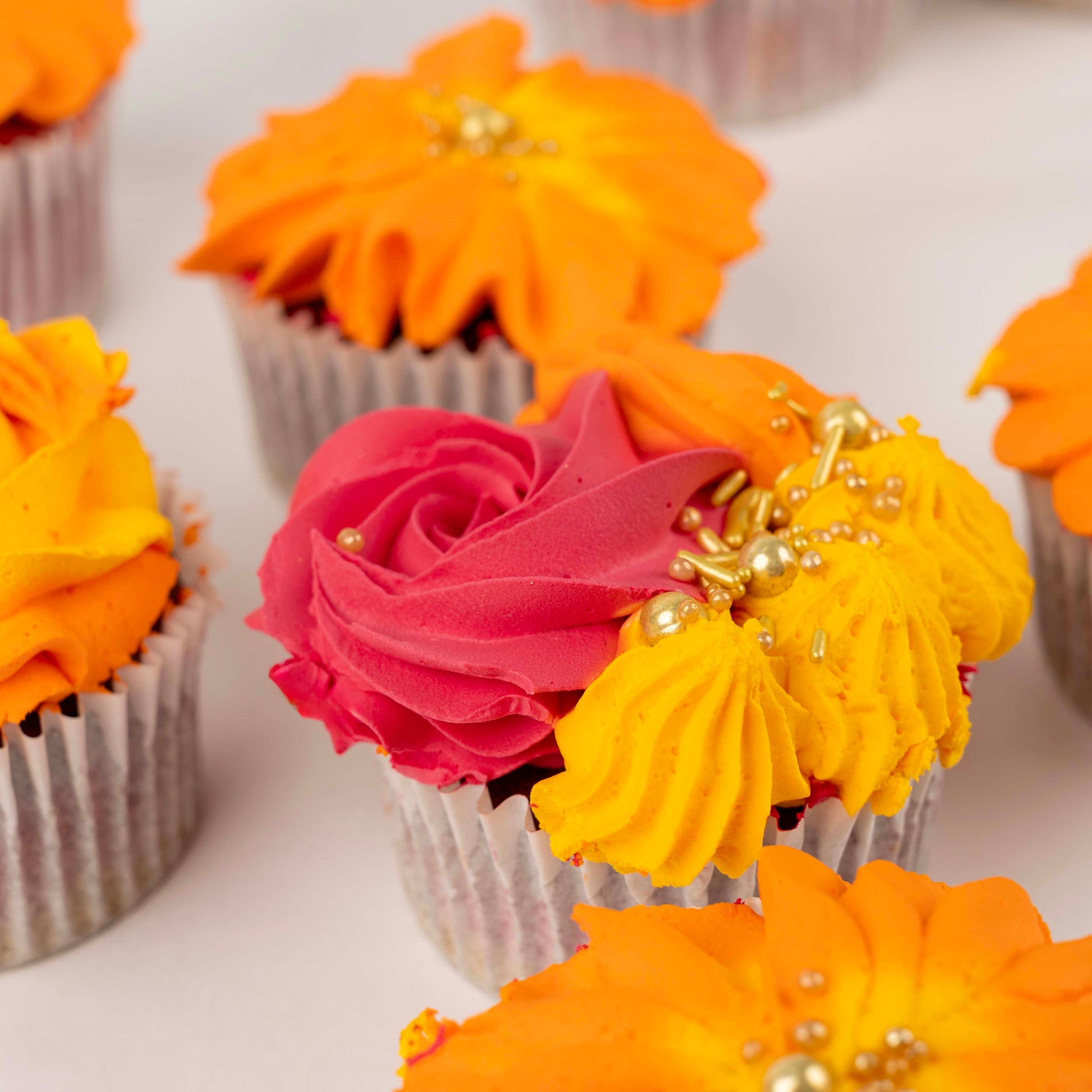 Diwali Vibrance Cupcakes