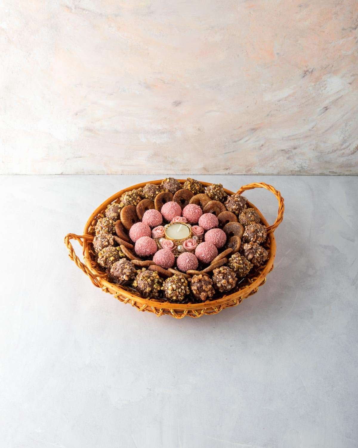 Diwali Hamper with Truffles and Dried Fruits