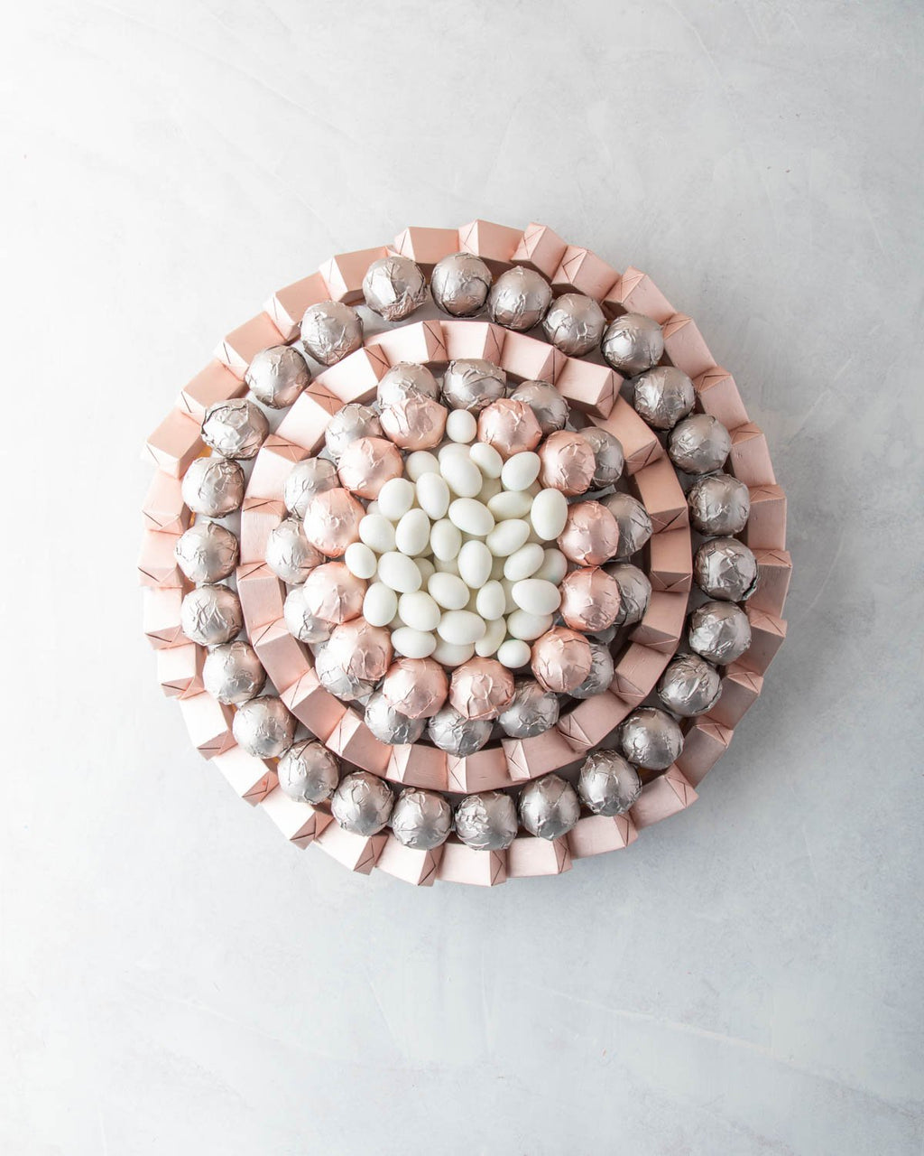 Rose Gold Arrangement by NJD