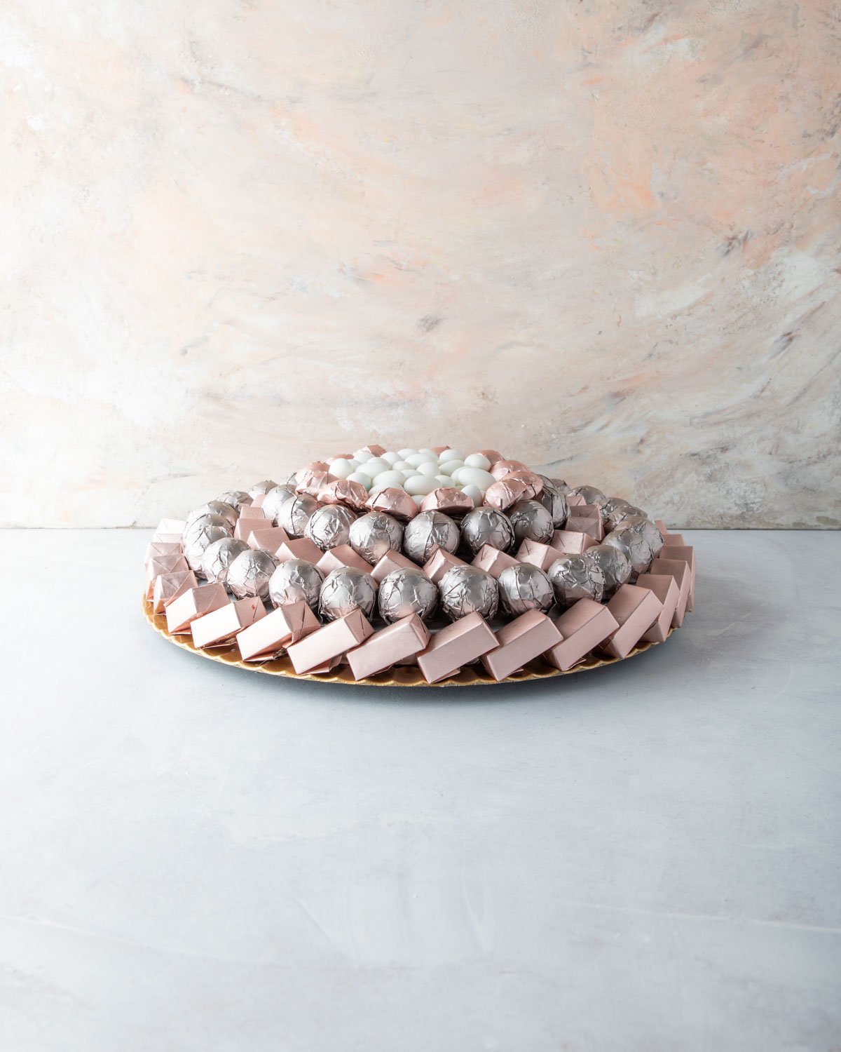Rose Gold Arrangement by NJD