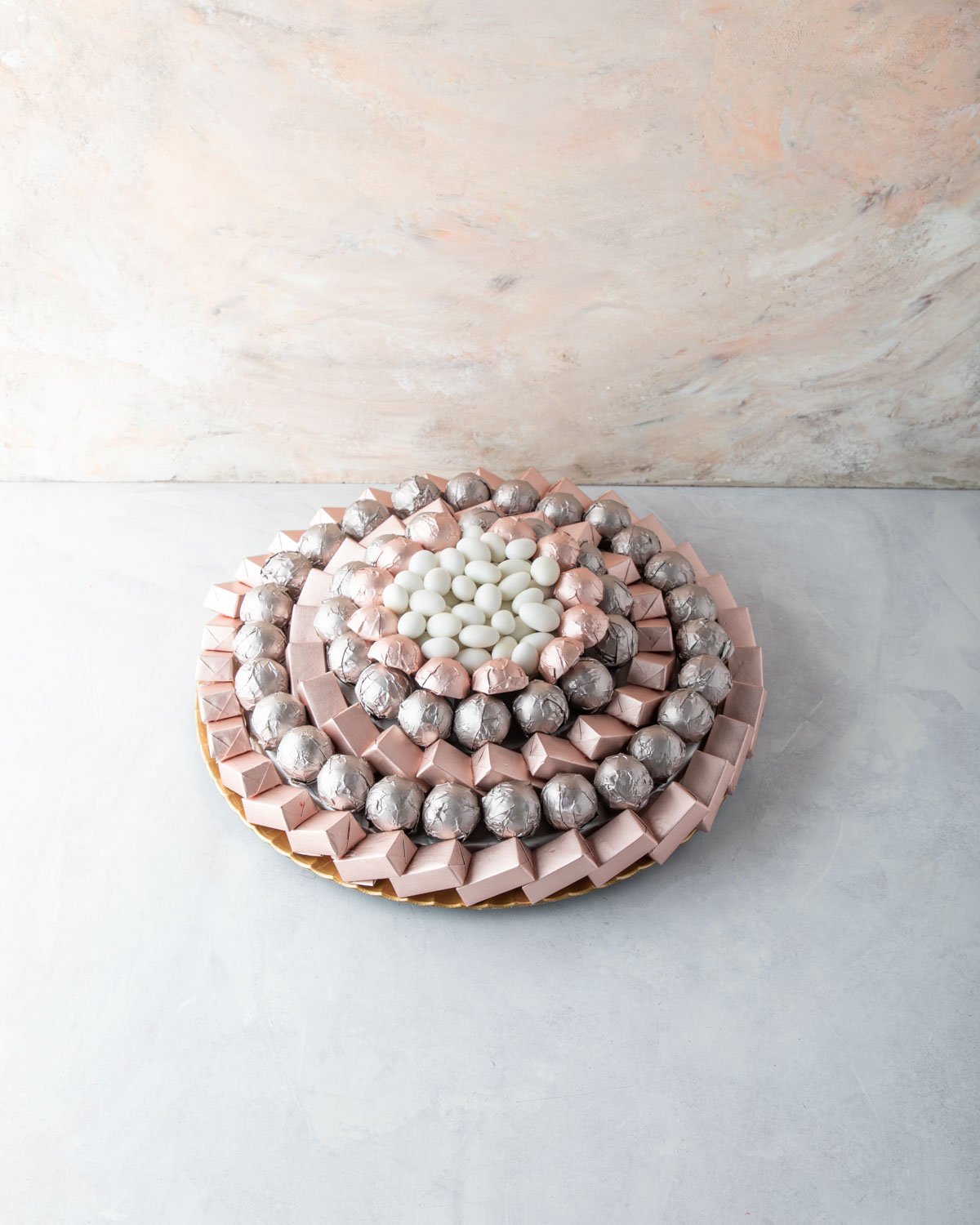 Rose Gold Arrangement by NJD