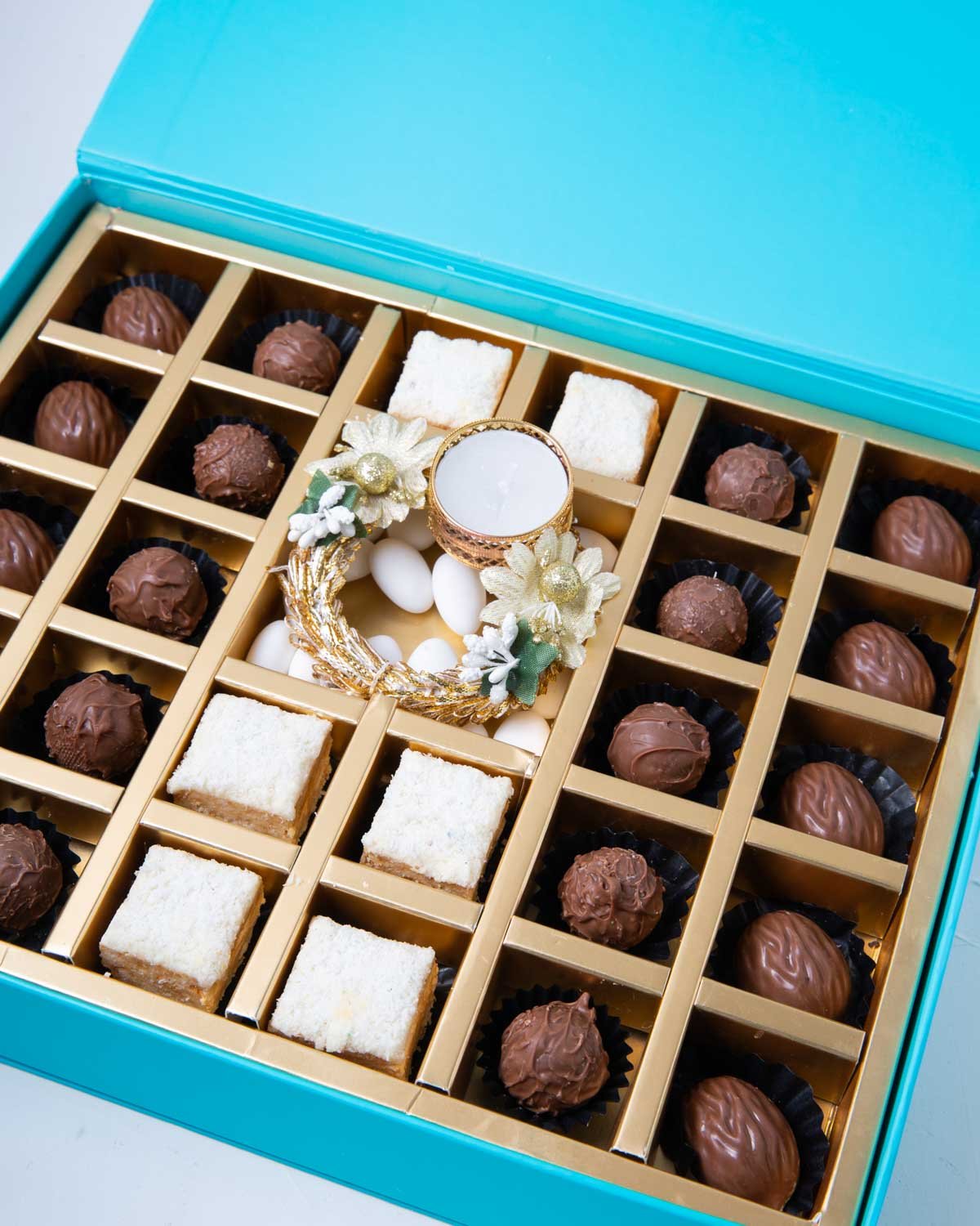 Chocolates and Coconut cake