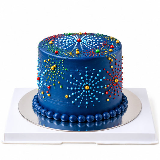 Diwali Night Sky Mini Cake