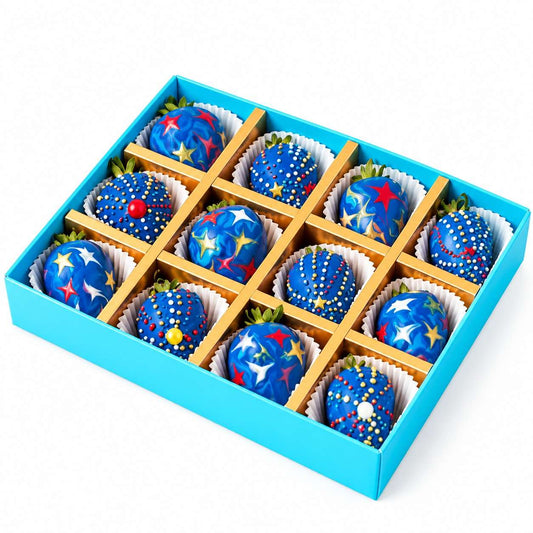 Diwali Theme Chocolate Covered Strawberries