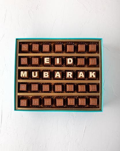 Personalised Eid Greetings Chocolate Gift Box