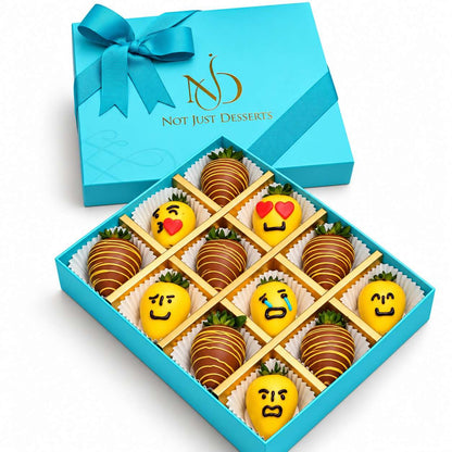 Emoji Chocolate Strawberries by NJD