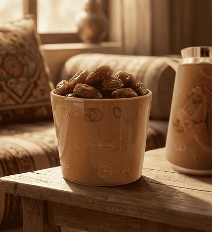 Fares Pot Shaped Candle - Havane Brown