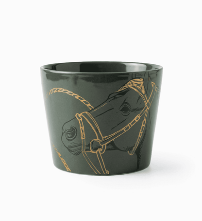 Fares Pot - Olive Green