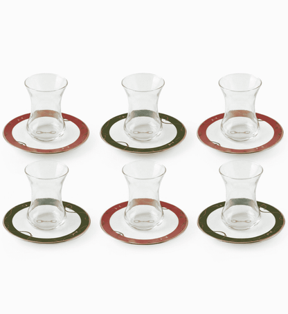 Fares Istikanah Cup and Saucer Set of 6