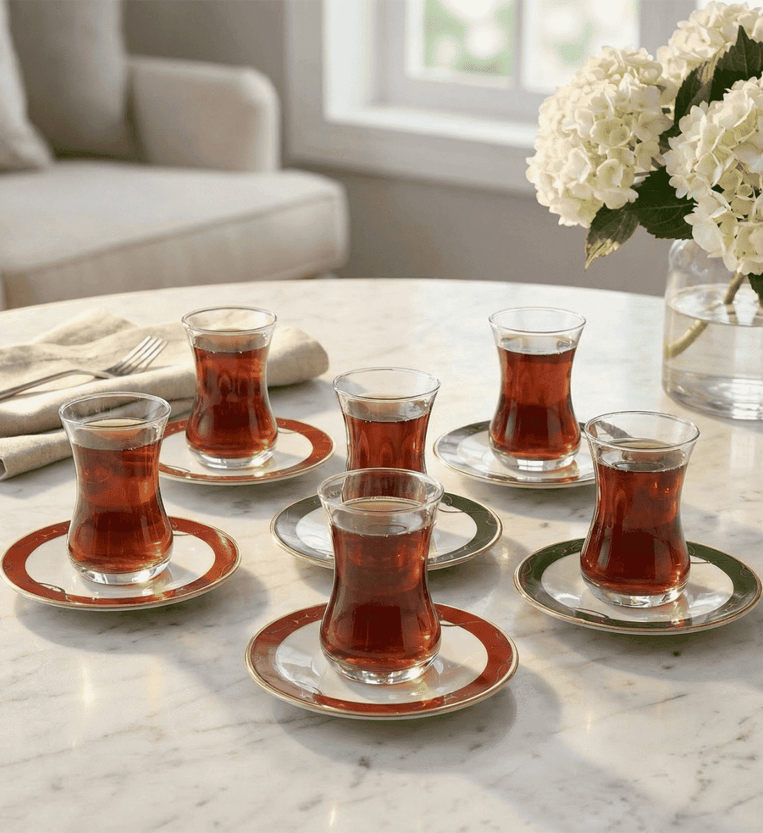 Fares Istikanah Cup and Saucer Set of 6