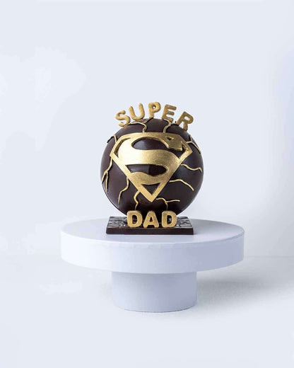 Super Dad Dark Chocolate Smash Cake by NJD