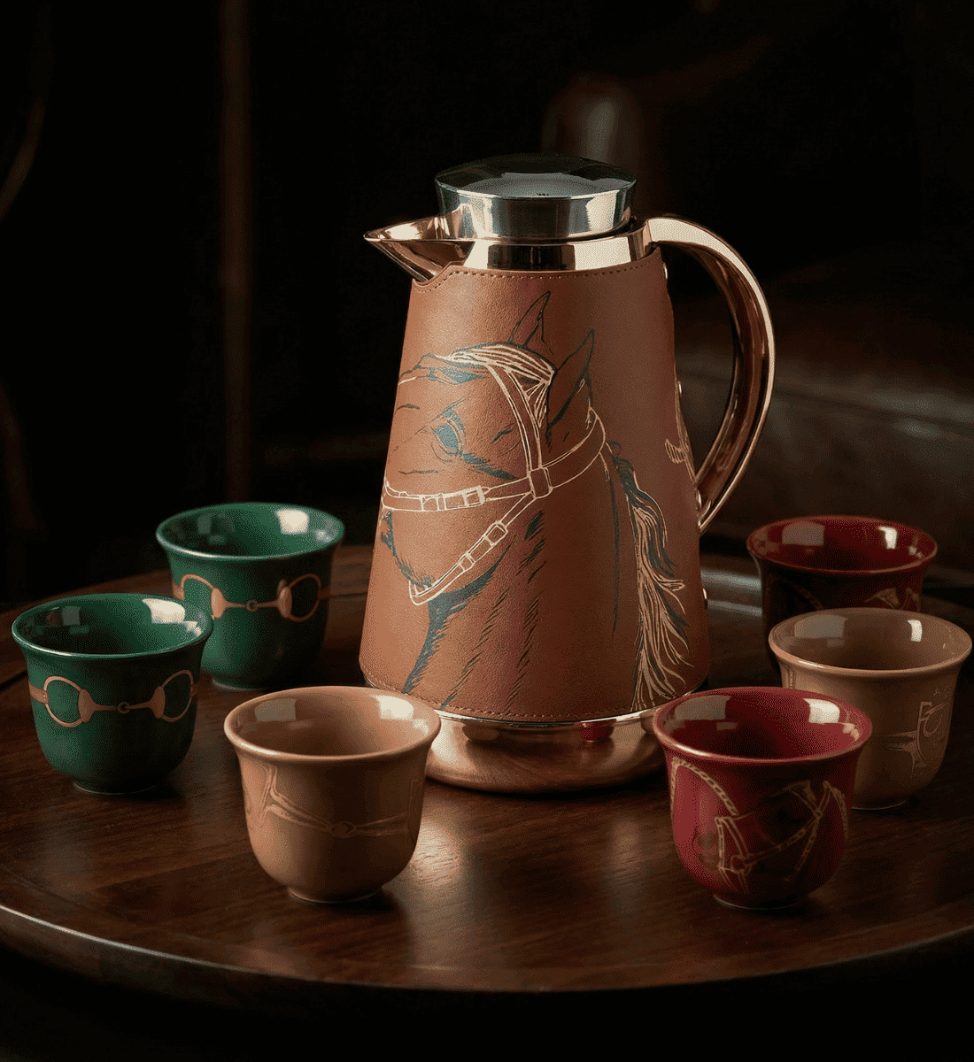 Fares Arabic Coffee Cups & Dallah Gift Set