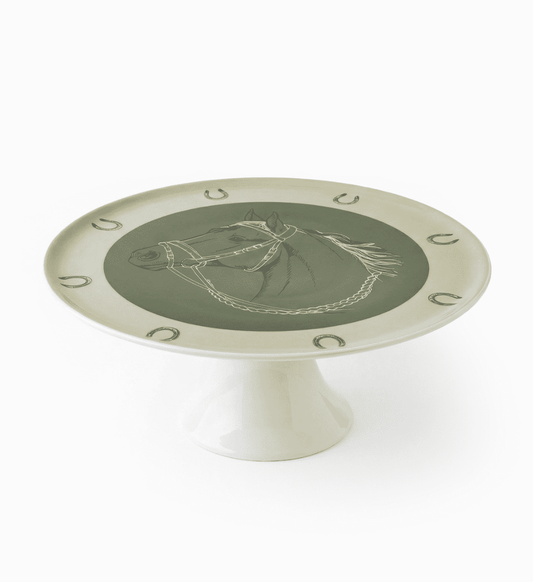 Fares Cake Stand & 6 Dessert Plates - Gift Set