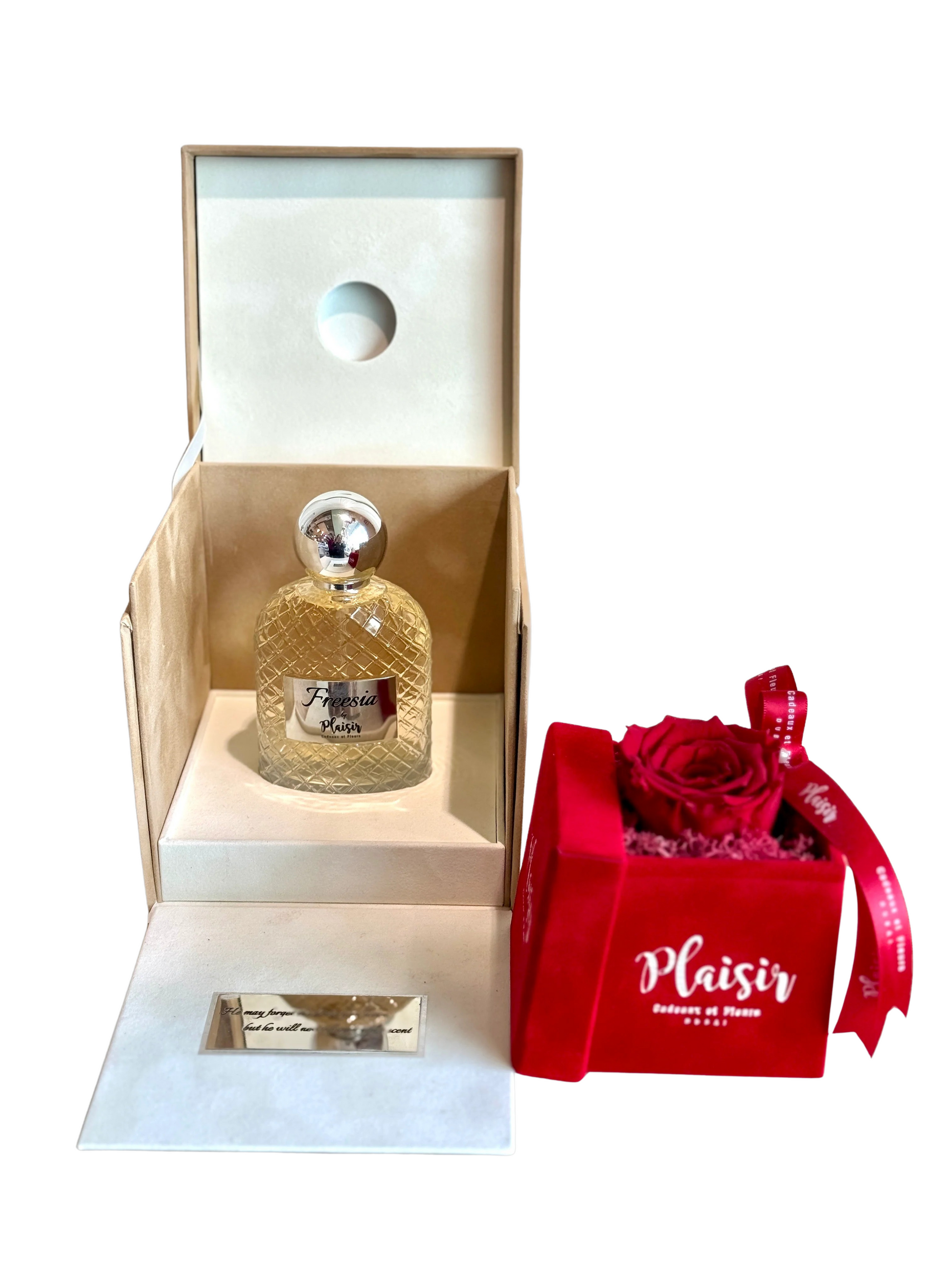 Exquisite Fragrance and Single Infinity Rose Gift Set