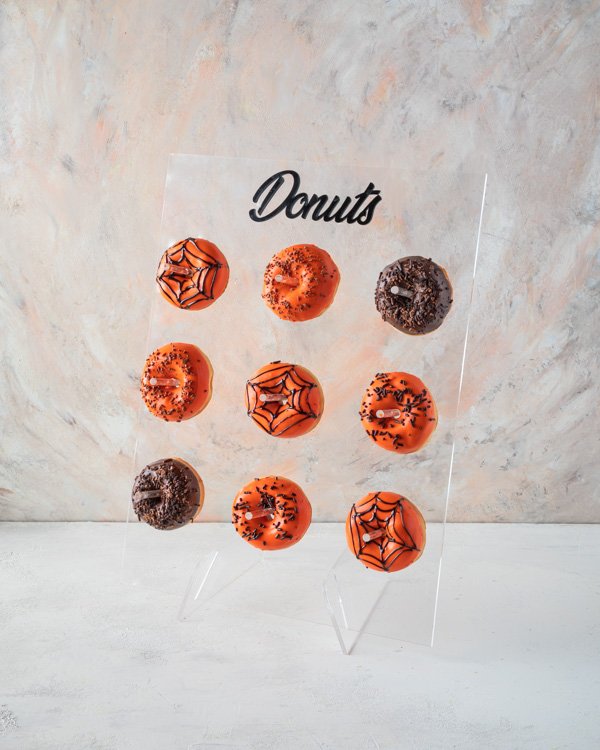 Halloween Donut Wall