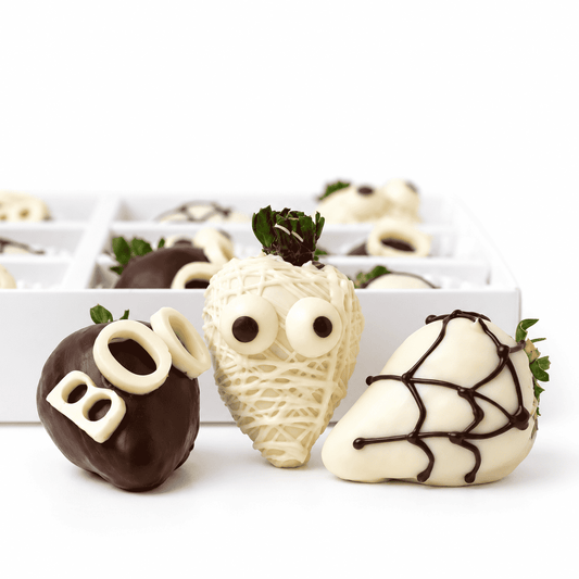 BOO! Chocolate Covered Strawberries