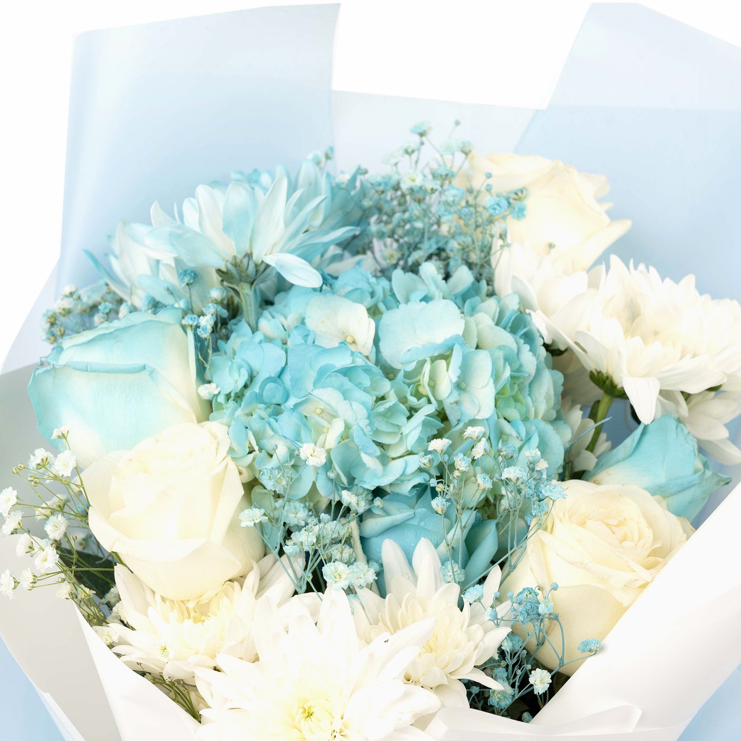 Blue Bliss Cupcake Bouquet